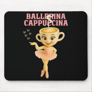 Ballerina Cappuccina Italienisch Brainrot Meme Kid Mousepad