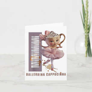 Ballerina Cappuccino Italienischer Brainrot Meme S Karte
