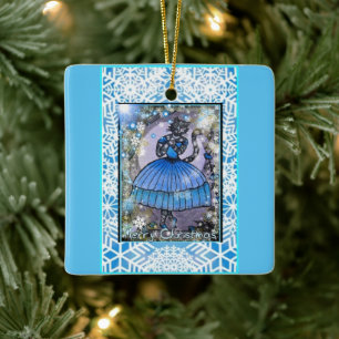 Ballerina Cat Keramikornament