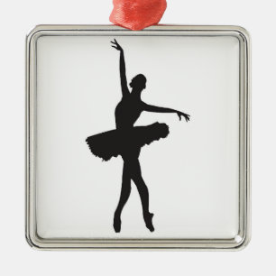 BALLERINA CHRISTMAS ORNAMENT AUS METALL