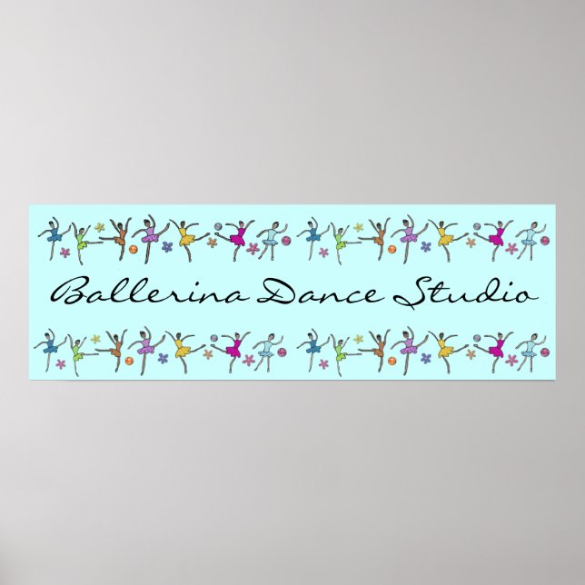 Ballerina Dance Banner Poster (Vorne)