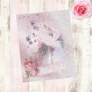 Ballerina Dance Florals Ribbon Puzzle