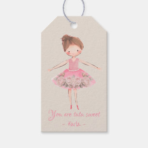 Ballerina Dance Geburtstagsparty Geschenkanhänger