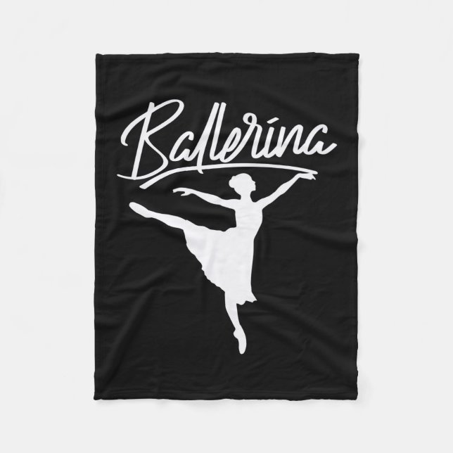 Ballerina Dancer Fleecedecke (Vorderseite)