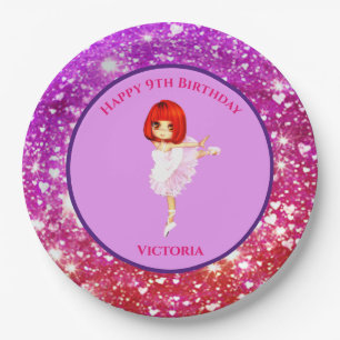 Ballerina Dancer "Happy Birthday" Paper Teller