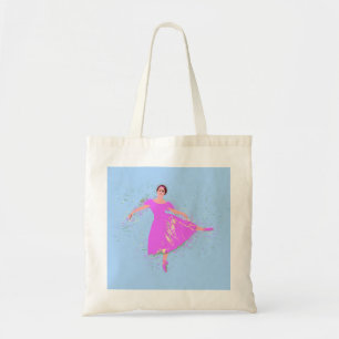 Ballerina Dancer Magenta Rosa Kleid Tragetasche