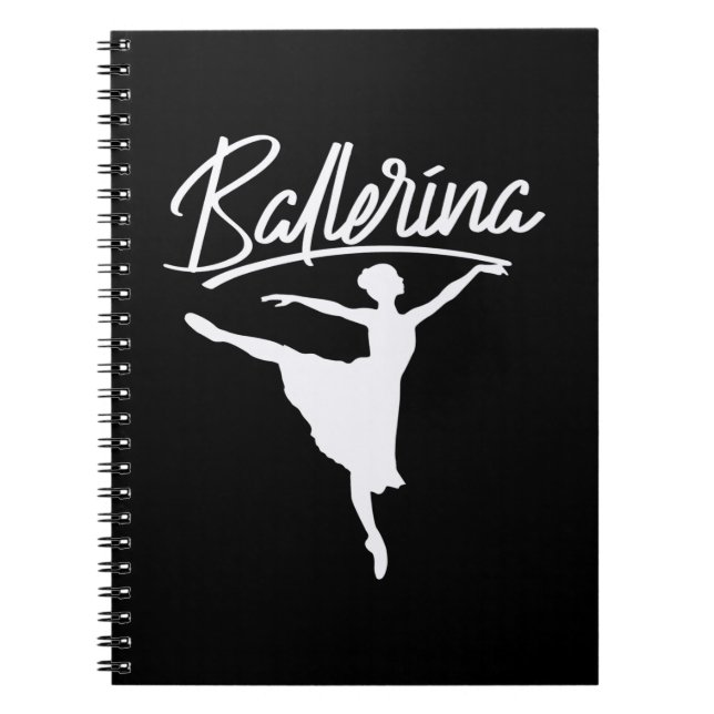 Ballerina Dancer Notizblock (Vorderseite)