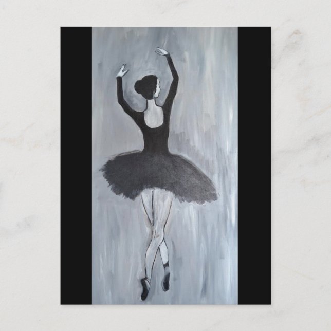 BALLERINA DANCER POSTKARTE (Vorderseite)