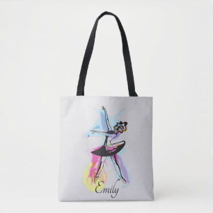 Ballerina Dancer Thema Wasserfarbe