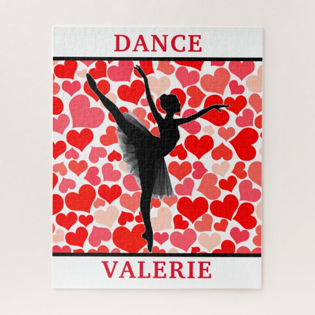 Ballerina Dancer Valentine's Day Puzzle (Vertikal)