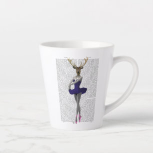 Ballerina Deer in Blue Milchtasse