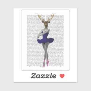 Ballerina Dez Aufkleber