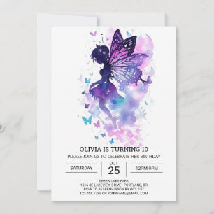Ballerina Dreams Fairy Tale Birthday Einladung