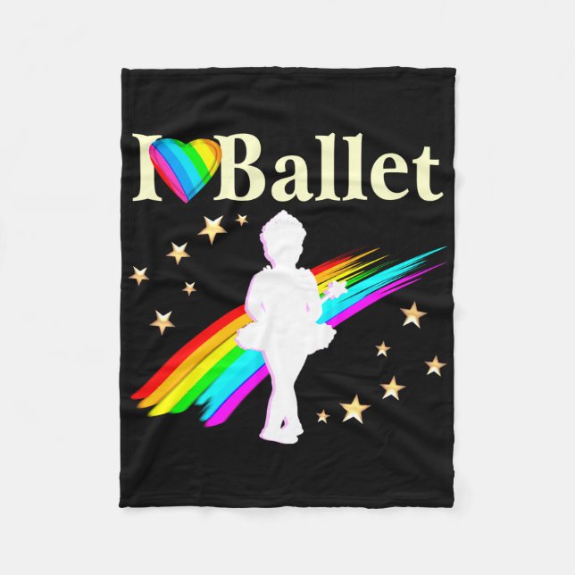 BALLERINA DREAMS WIRD WAHR FLEECEDECKE (Vorderseite)