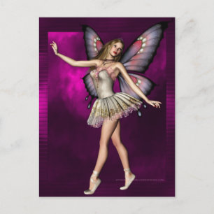 Ballerina Fairy Artwork D1 Postkarten