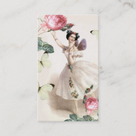 Ballerina Fairy Business Card Visitenkarte