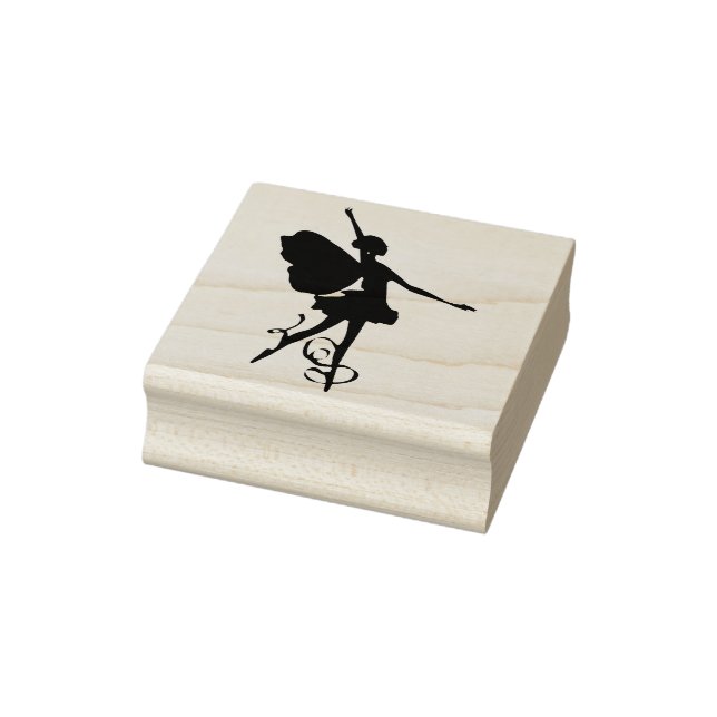 Ballerina Fairy Dancer Gummistempel (Stempel)