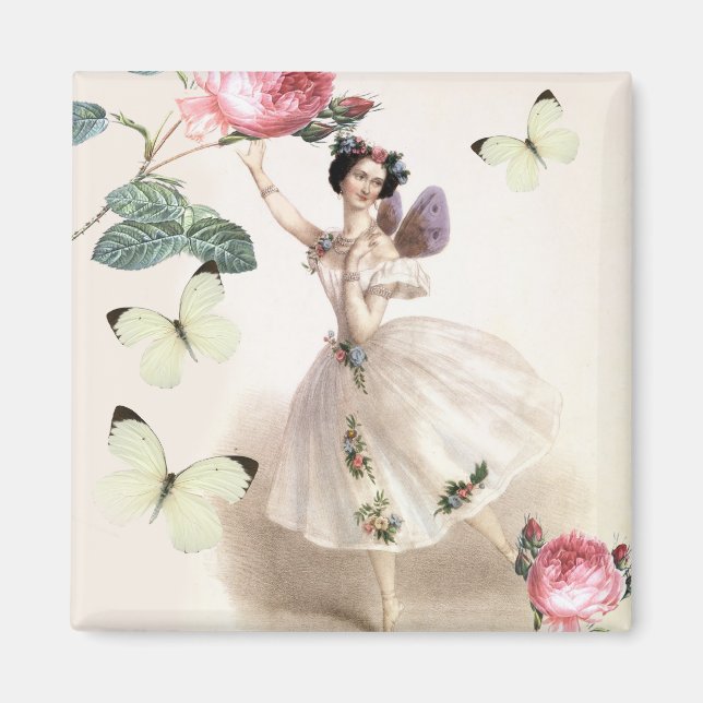 Ballerina Fairy Magnet (Vorne)
