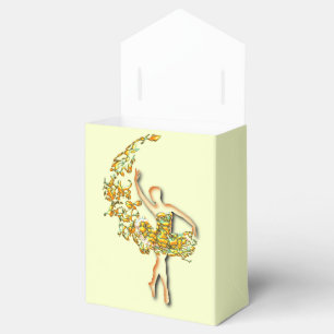 Ballerina Favor Box Balletttänzerin Frau Geschenkschachtel