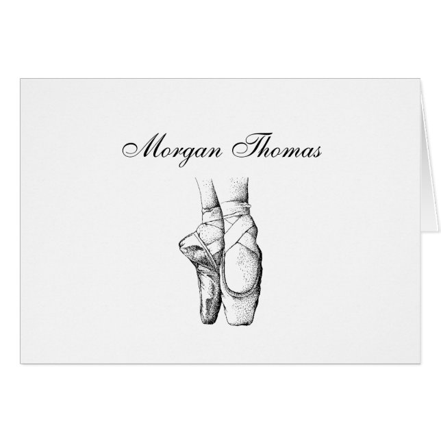 Ballerina Feet auf Pointe #1 (Vorderseite (Horizontal))