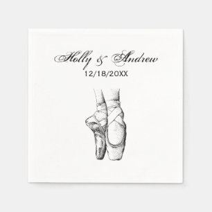 Ballerina Feet auf Pointe #1 Serviette