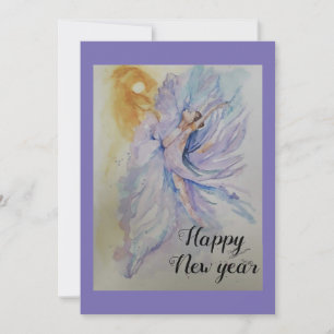 Ballerina Feiertagskarte