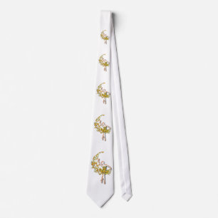 Ballerina Fire Neck Tie Ballet Dancer Girl Krawatte