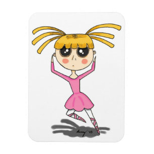 Ballerina Flexible Magnet
