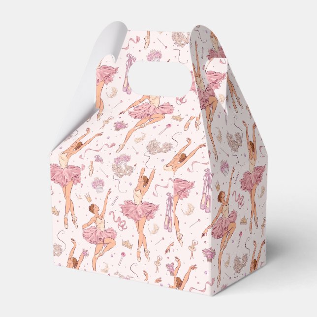 Ballerina Gastgeschenke - Geburtstage - Sweet 16 F Geschenkschachtel (Vorderseite)