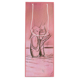 Ballerina Geschenktüte Für Weinflaschen