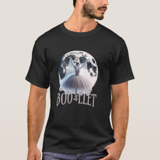Ballerina Ghost mit Cobweb Tutu und Vollmond für T-Shirt