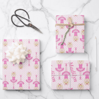 Ballerina Gift Wrap Geschenkpapier Set