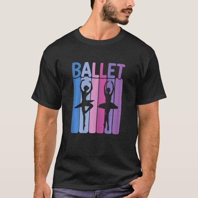 Ballerina Girl Ballet Barre Ballet Dancer Pointe S T-Shirt (Vorderseite)