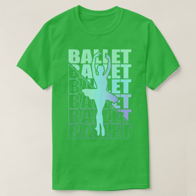 Ballerina Girl Ballett Tanz 13 T-Shirt (Design vorne)