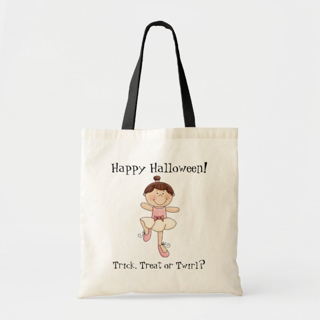 Ballerina Girl-Halloween Goody Bag Tragetasche (Vorne)