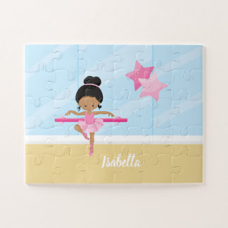 Ballerina Girl Kid's Personalisiert Puzzle