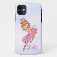 Ballerina Girl Pink, Lila Hübscher Balletttanz