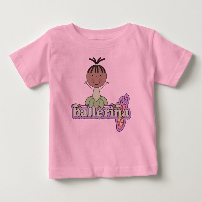 Ballerina - Green Baby Tutu Bodsuit Baby T-shirt (Vorderseite)
