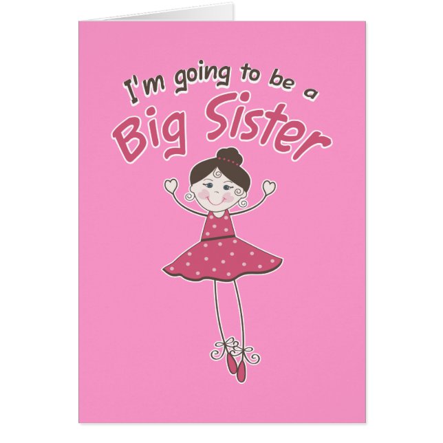 Ballerina-große Schwester zum zu sein (Vorne)