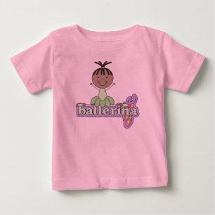Ballerina - Grüner Baby-Tutu-Body Baby T-shirt