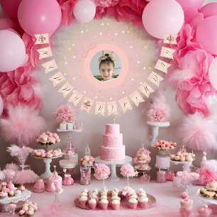 Ballerina Hamster Girls Geburtstag Wimpelkette