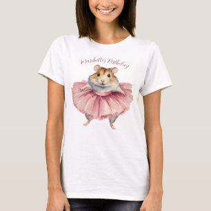 Ballerina Hamster Mama Dancer Girls Geburtstag T-Shirt
