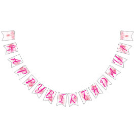 Ballerina Happy Birthday Banner