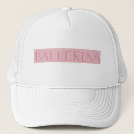 Ballerina hat truckerkappe