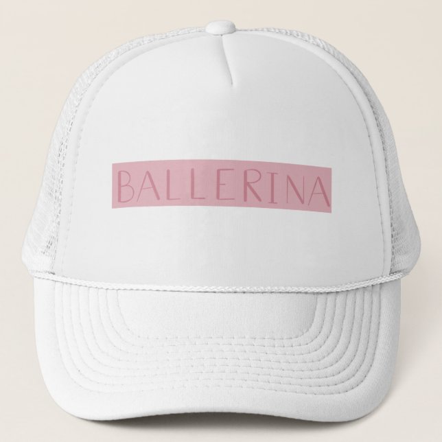 Ballerina hat truckerkappe (Vorderseite)