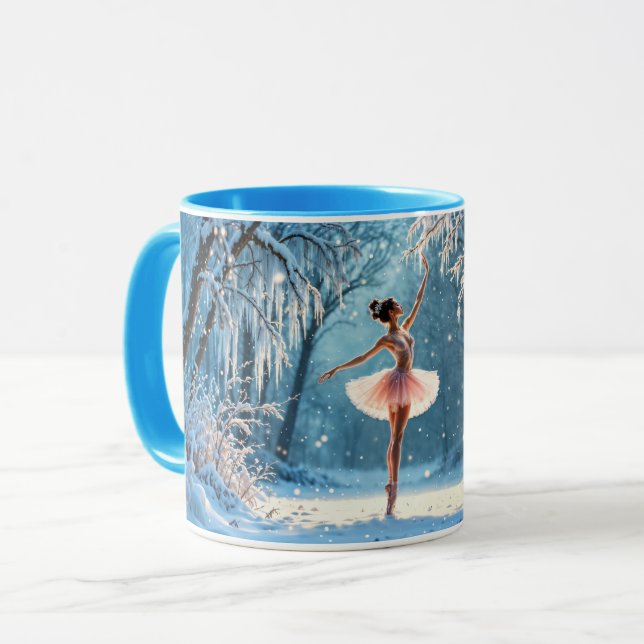 Ballerina helle Mode Elegantanz Tasse (Vorderseite Links)