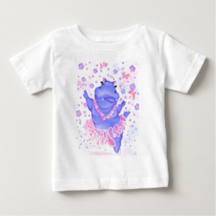 Ballerina Hippo Ballett Tänzer Funny Baby T - Shir T-shirt