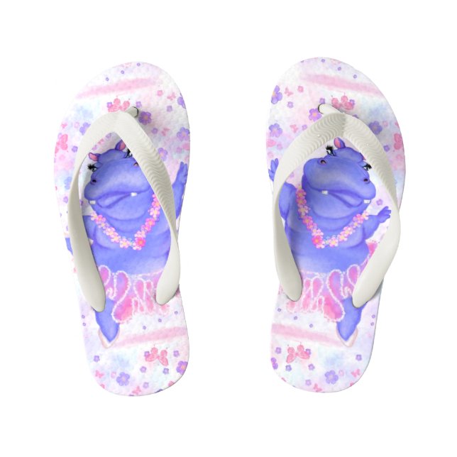 Ballerina Hippo Kids Flip Flops (Fußbett)