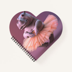 Ballerina Hippo Notizbuch