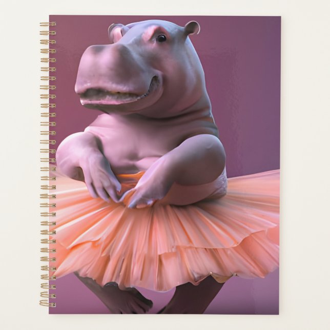 Ballerina Hippo Planer (Vorderseite)